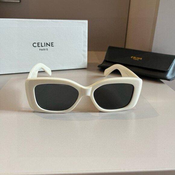 Celine Triomphe Women\'s White Sunglasses main image 7